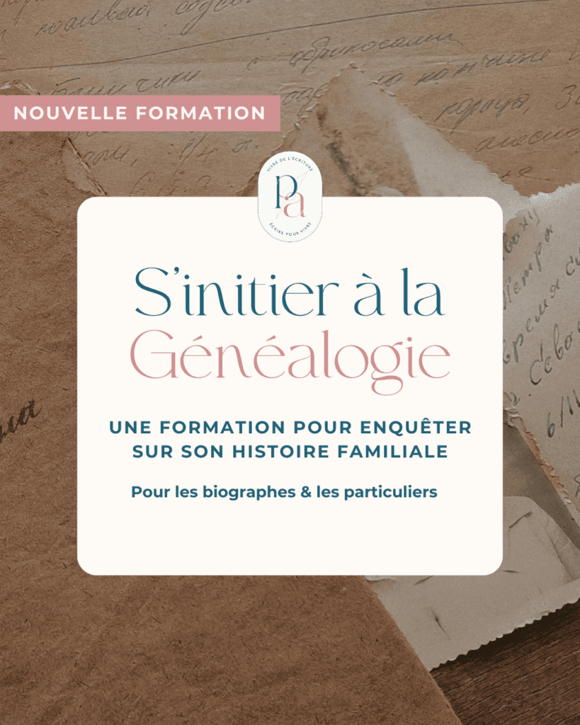 formation-généalogie-histoire familiale-plume académie
